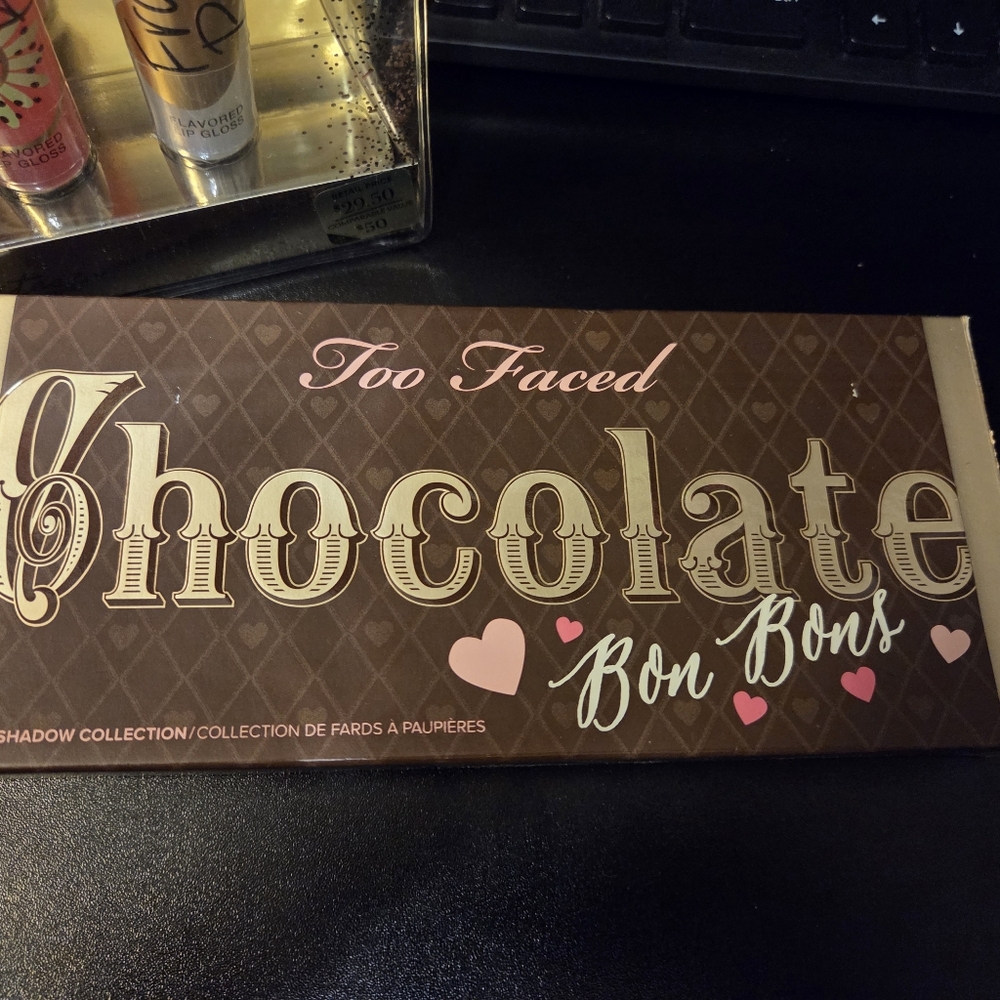 Too Faced Chocolate Bon Bons Eyeshadow Palette - Brown and Pink-Discontinued